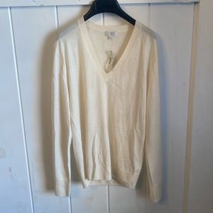 J Crew Italian Spun Cashmere sweater. Size small